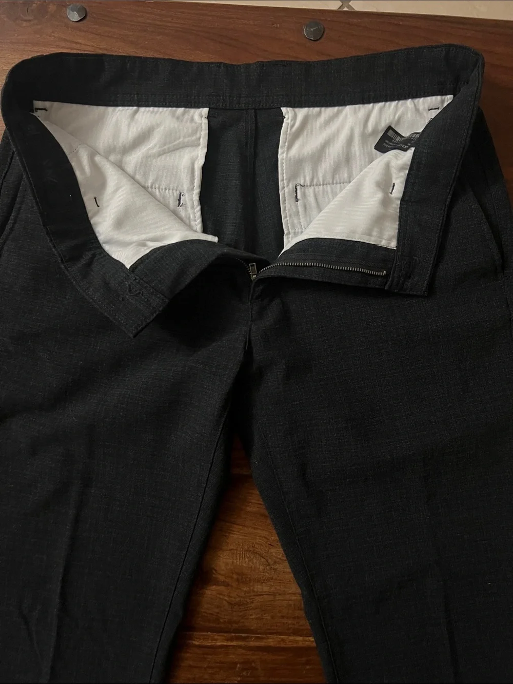 Zara Men's Pants in Dark Charcoal